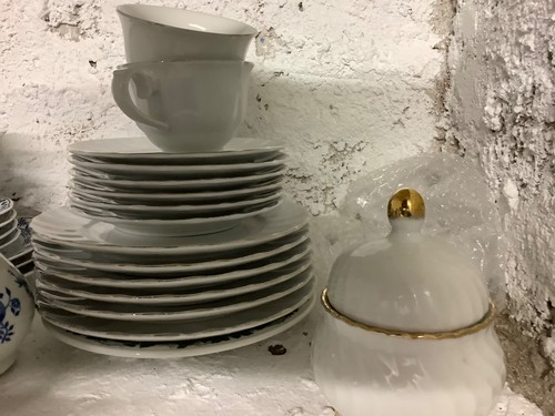 Service mit goldrand - ,
