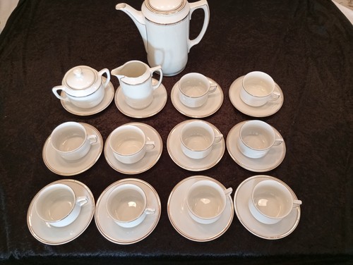 Kaffeeservice mit goldrand - kaffeeservice,
