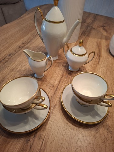 Vintage kaffeeservice weiß - kaffeeservice,