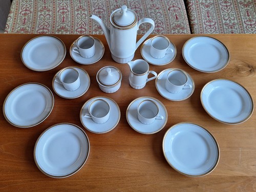 Kaffeeservice mit goldrand - mit, ddr
